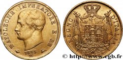 ITALIE - ROYAUME D&nbsp;ITALIE - NAPOLÉON Ier 40 Lire 1813 Milan TTB/TTB+ 