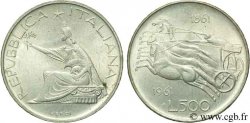ITALIE 500 Lire Centenaire de l’Unité Italienne 1961 Rome - R SPL 