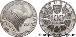 AUSTRIA 100 Schilling centre de festival et de congrès de Bregenz 1979 