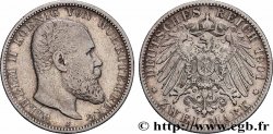 ALLEMAGNE - WURTEMBERG 2 Mark Guillaume II 1901 Stuttgart - F