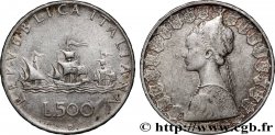 ITALIE 500 Lire “caravelles” / dame du style de la renaissance 1959 Rome