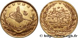 ORO, PALLADIO E PLATINO: INVESTIMENTI 100 Kurush Sultan Mohammed V Resat AH 1327 An 6 1914 Constantinople