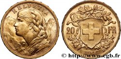 GOLD, PALLADIUM & PLATINUM INVESTMENT 20 Francs &nbsp;Vreneli&nbsp;  1912 Berne