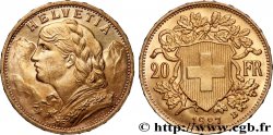 ORO, PALLADIO E PLATINO: INVESTIMENTI 20 Francs or &nbsp;Vreneli&nbsp; 1927 Berne
