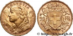 ORO, PALADIO Y PLATINO INVERSIÓN 20 Francs &nbsp;Vreneli&nbsp; 1930 Berne