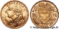 GOLD, PALLADIUM & PLATINUM INVESTMENT 20 Francs &nbsp;Vreneli&nbsp; 1935 Berne