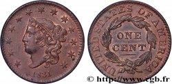 ÉTATS-UNIS D&nbsp;AMÉRIQUE 1 Cent Liberté “Braided Hair” variété moyennes lettres 1831  SUP 