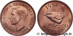 UNITED KINGDOM 1 Farthing Georges VI 1951 