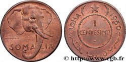 SOMALILAND - TRUST TERRITORY OF SOMALILAND 1 Centisimo éléphant 1950 Rome
