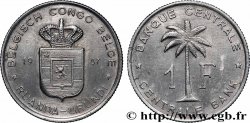 CONGO BELGE 1 Franc Banque Centrale Congo Belge-Ruanda-Urundi 1957 Bruxelles