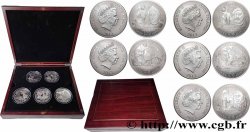 COOK ISLANDS Coffret 5 Monnaies Proof 10 Dollars Expeditions of History 2013 Idar-Oberstein