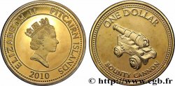 PITCAIRN ISLANDS 1 Dollar Elisabeth II / canon du Bounty 2010  MS 