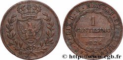 ITALIE - ROYAUME DE SARDAIGNE 1 Centesimo Charles Félix “P” 1826 Turin