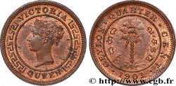 CEYLAN 1/4 Cent Victoria 1901 
