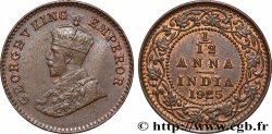 BRITISH INDIA 1/12 Anna (1 Pie) Georges V 1925 Bombay