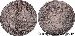 AUSTRIA - BOHEMIA - FERDINAND II OF HABSBURG 3 Kreuzer 1633 Joachimsthal