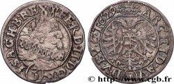 AUSTRIA - BOHEMIA - FERDINAND II OF HABSBURG 3 Kreuzer 1629 Glatz