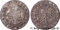 AUSTRIA - BOHEMIA - FERDINAND II OF HABSBURG 3 Kreuzer 1629 Glatz