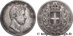 ITALIE - ROYAUME DE SARDAIGNE 5 Lire Charles Albert 1833 Turin