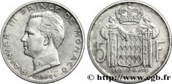 MONACO 5 Francs Rainier III 1960 Paris AU 