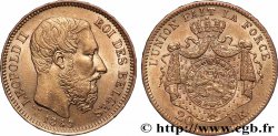 GOLD, PALLADIUM & PLATINUM INVESTMENT 20 Francs Léopold II 1869 Bruxelles