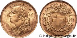GOLD, PALLADIUM & PLATINUM INVESTMENT 20 Francs &nbsp;Vreneli&nbsp; 1935 Berne