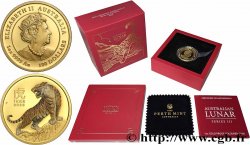 OR, PALLADIUM ET PLATINE INVESTISSEMENT 1 Oz - 100 Dollars Proof Année du Tigre 2022 Perth FDC 