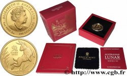 OR, PALLADIUM ET PLATINE INVESTISSEMENT 1 Oz - 100 Dollars Proof Année du Lapin 2023 Perth FDC 
