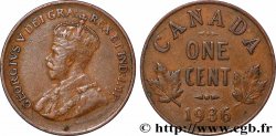 CANADA 1 Cent Georges V 1936 Ottawa