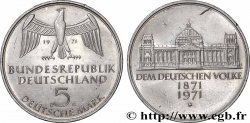 GERMANY 5 Mark Centenaire du parlement allemand 1971 Karlsruhe