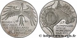 ALLEMAGNE 10 Mark XXe J.O. Munich - Stade Olympique 1972 Hambourg - J