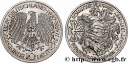ALLEMAGNE 10 Mark Proof 30e anniversaire du Traité de Rome et de l’Union Européenne 1987 Karlsruhe