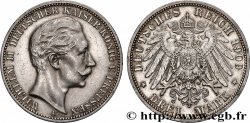 ALLEMAGNE - PRUSSE 3 Mark Guillaume II 1909 Berlin