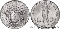VATICAN AND PAPAL STATES 2 Lire Pie XII an III 1941 Rome