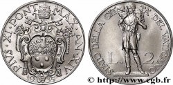 VATICAN AND PAPAL STATES 2 Lire Pie XI an XIV 1935 