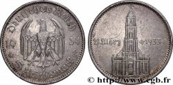 GERMANY 5 Reichsmark 5 Reichsmark Commémoration du serment du 21 mars 1933 en l’église de la garnison de Potsdam 1934 Berlin