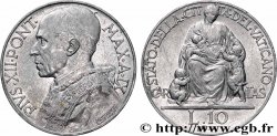 VATICAN AND PAPAL STATES 10 Lire Pie XII an IX 1947 