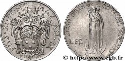 VATICAN ET ÉTATS PONTIFICAUX 1 Lire frappe au nom de Pie XI an IX / Vierge sur un globe 1930 Rome