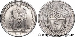 VATICAN AND PAPAL STATES 1 Lira frappe au nom de Pie XII an IV 1942 Rome