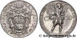 VATICAN ET ÉTATS PONTIFICAUX 50 Centesimi frappe au nom de Pie XI an X 1931 Rome