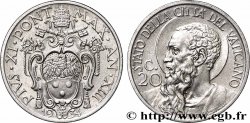 VATICAN AND PAPAL STATES 20 Centesimi Pie XI an jubilaire 1934 Rome