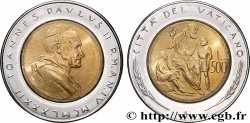 VATICAN AND PAPAL STATES 500 Lire Jean Paul II an IV / éducation 1982 Rome