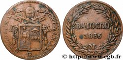 VATICAN AND PAPAL STATES 1 Baiocco au nom de Grégoire XVI an VI 1836 Rome
