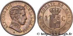 ESPAÑA 1 Centimo Alphonse XIII S.L. - .V. 1906 Madrid