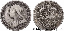 ROYAUME-UNI 1 Shilling Victoria vieille tête  1900 Londres