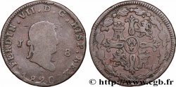 ESPAGNE 8 Maravedis Ferdinand VII 1820 Jubia