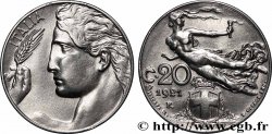 ITALIE 20 Centesimi allégorie de la Liberté 1921 Rome