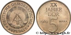 DEUTSCHE DEMOKRATISCHE REPUBLIK 5 Mark 20e anniversaire de la fondation de la RDA 1969 Berlin