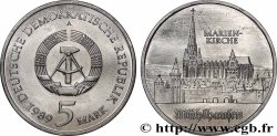 ALLEMAGNE RÉPUBLIQUE DÉMOCRATIQUE 5 Mark Marienkirche 1989 Berlin