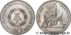 GERMAN DEMOCRATIC REPUBLIC 10 Mark armes de la RDA / Buchenwald 1972 Berlin